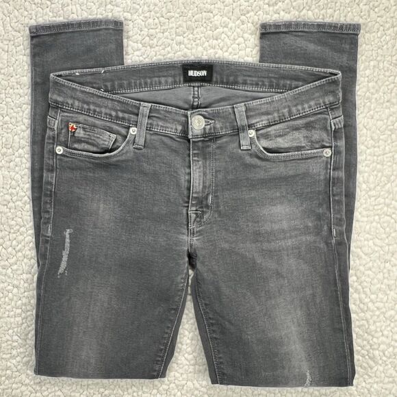 Hudson Denim - Hudson Jeans Women’s 27 (Actual 28x27) Gray Krista Super Skinny Ankle